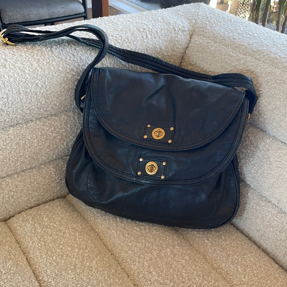 💥SOLD Marc by Marc Jacobs Black Leather CrossBody Bag